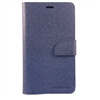 Samsung Galaxy Note 4 Edge N915 StarCase Canvas Side Open Wallet Case-Blue